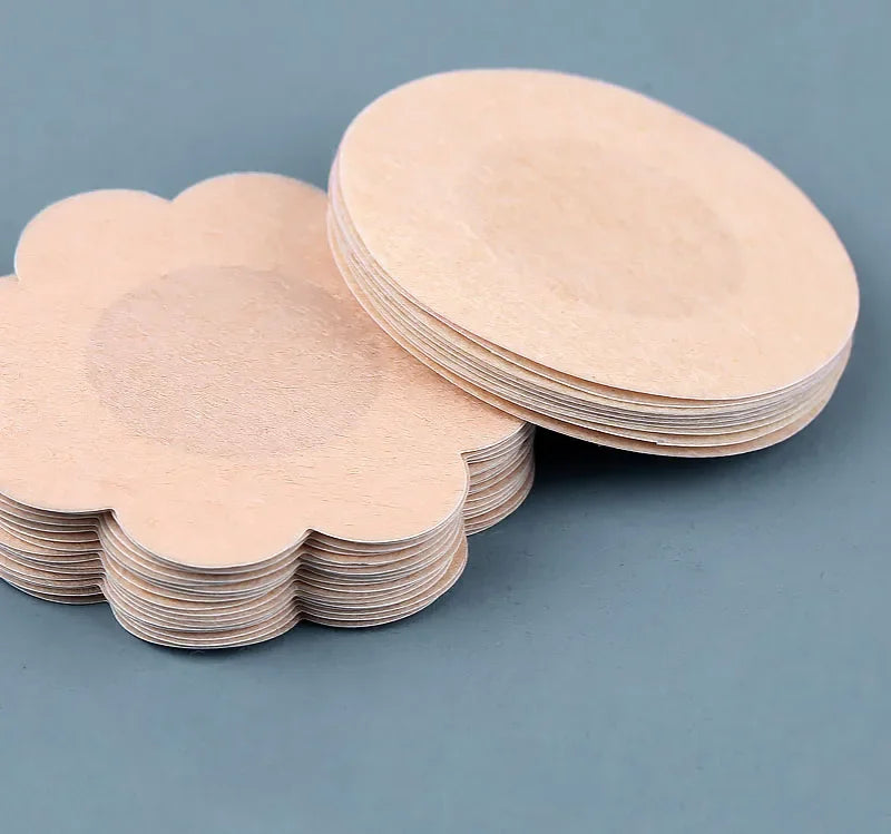 100枚入り薄型通気性ニップルカバー - 100個