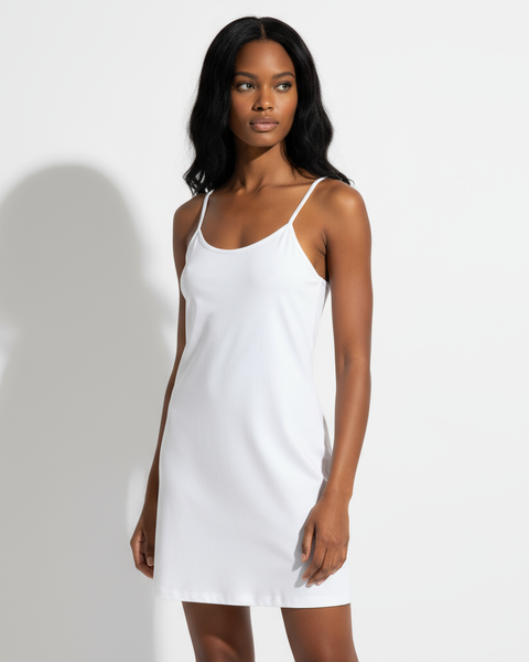 白静電気防止スリップ - ホワイト / M