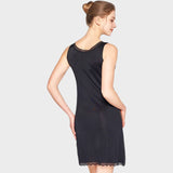 ブラックシルクスリップ