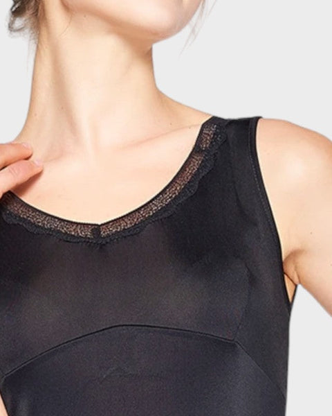 ブラックシルクスリップ