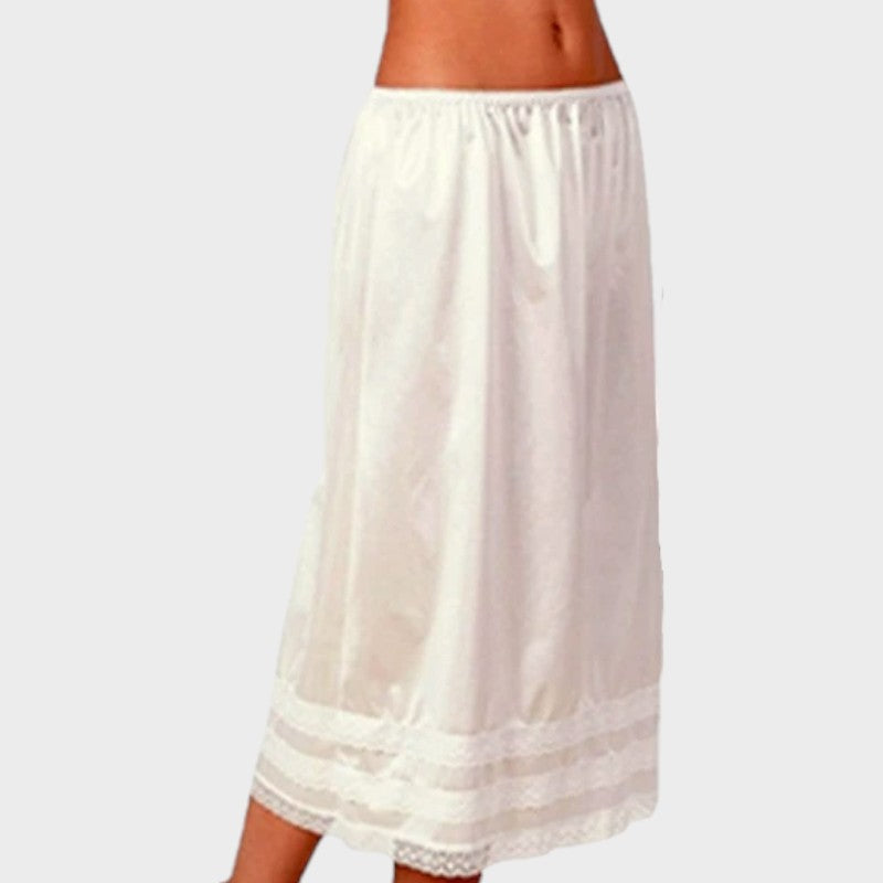 大きいサイズペチコート - ホワイト / L (69cm)