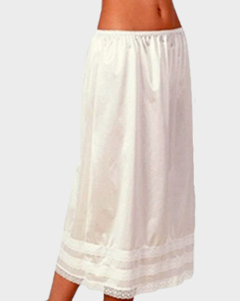 大きいサイズペチコート - ホワイト / L (69cm)