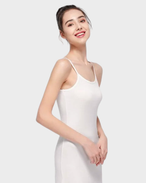 白ミディアムスリップ