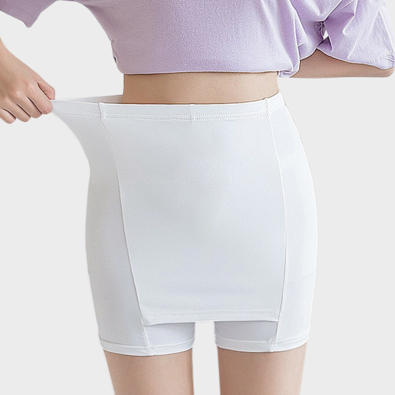 ホワイトスカートペチパンツ補正タイプ