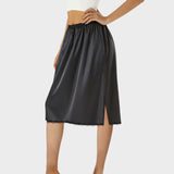 黒フレアペチコート - ブラック / S