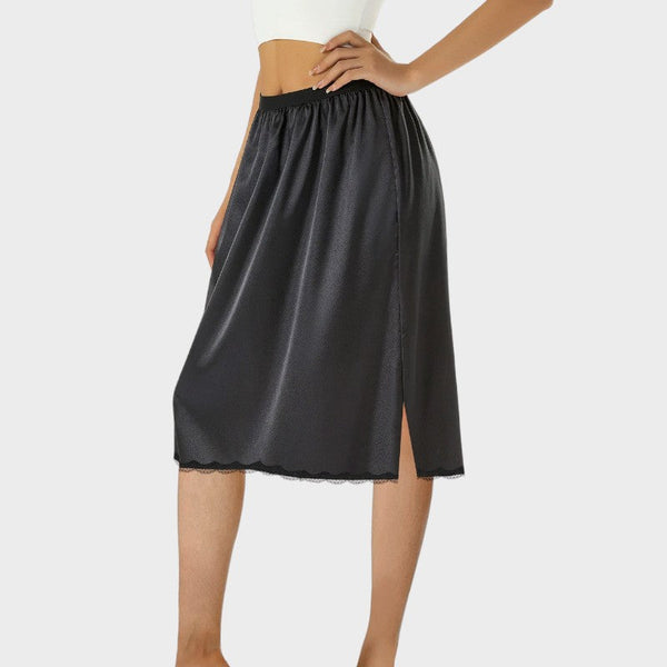 黒フレアペチコート - ブラック / S