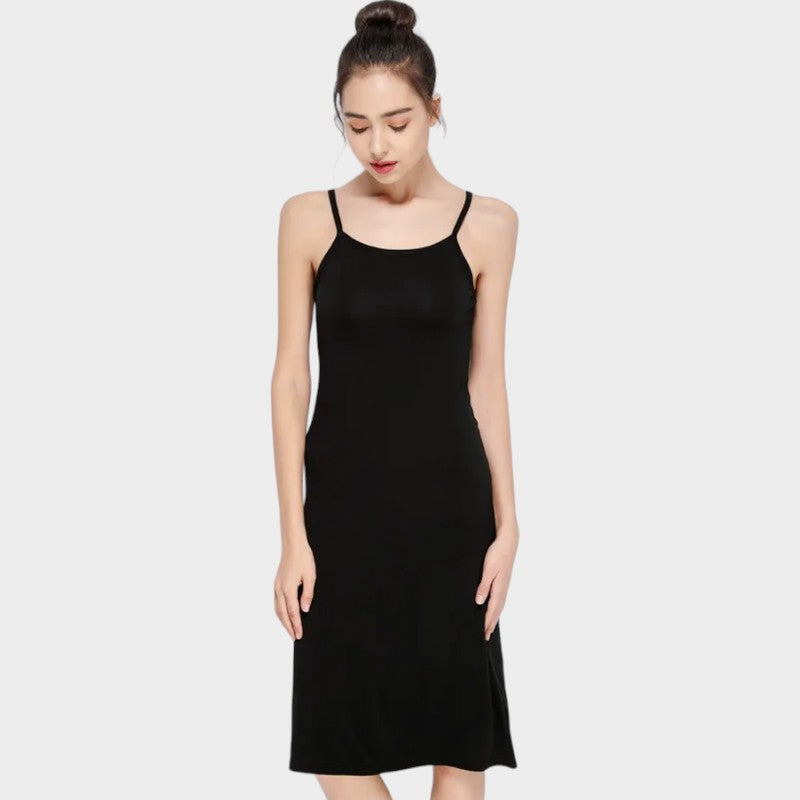 黒ミディアムスリップ