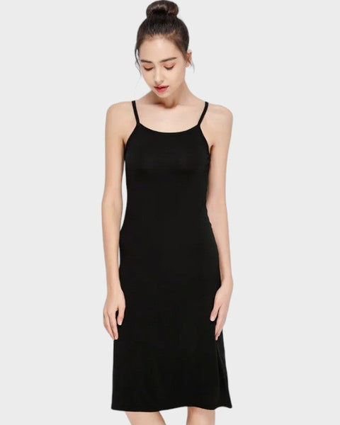 黒ミディアムスリップ