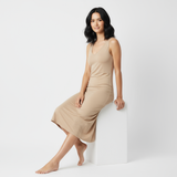 ロングベージュスリップ - ベージュ / M (115cm)