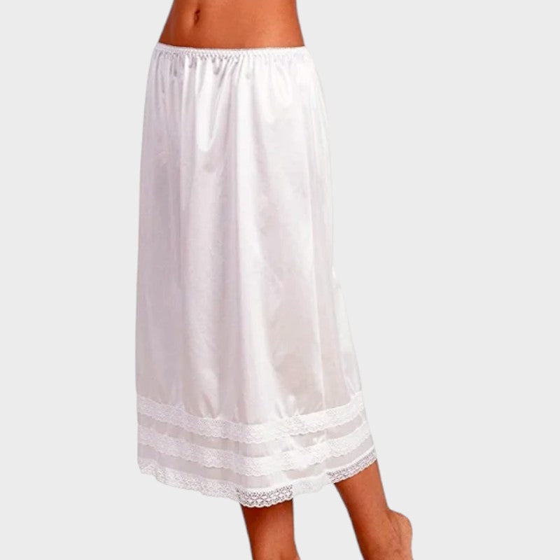 ロングペチコート - ホワイト / L (69cm)