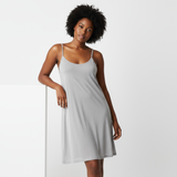 透ける服用スリップ - グレー / M